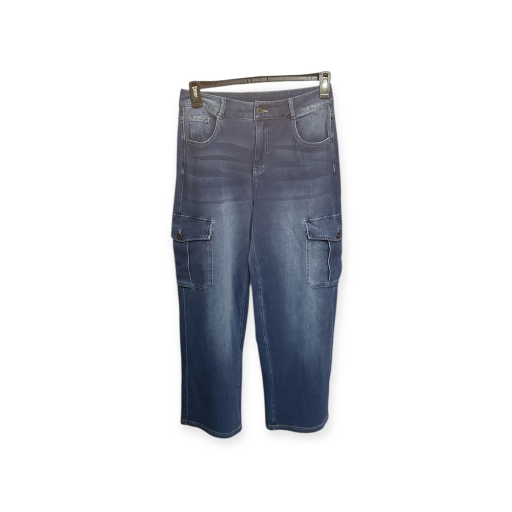 #007 Wide-Leg Blue Jeans - Picture 4 of 4